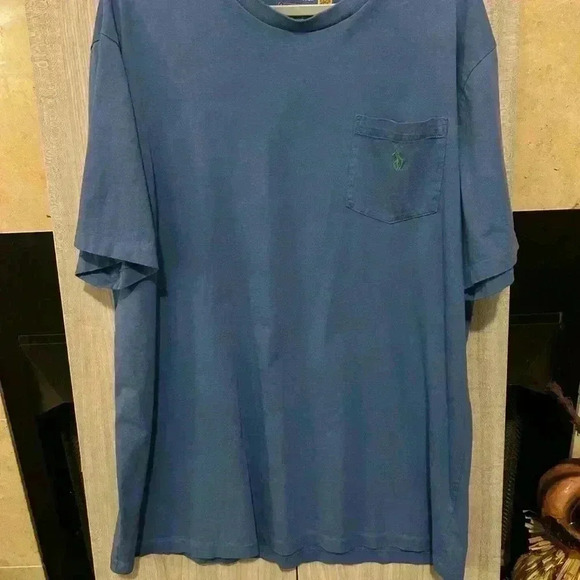 Polo Ralph Lauren Men’s Jersey T-Shirt. XLT. Blue. 100%Cotton. Preowned. - Picture 3 of 5